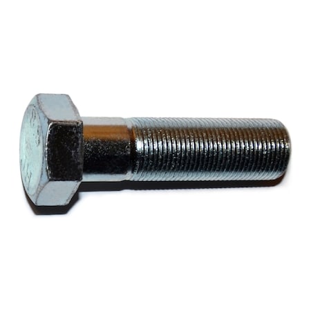 Midwest Fastener Class 8.8, M20-1.50 Hex Head Cap Screw, Zinc Plated Steel, 70 mm L, 2 PK 30984